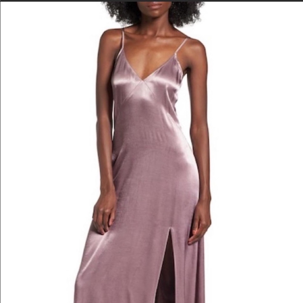Leith satin maxi dress